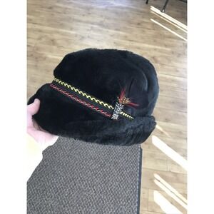 Men's United Hatters Cap & Millinery Workers Faux Fur Bavarian Style Medium Hat